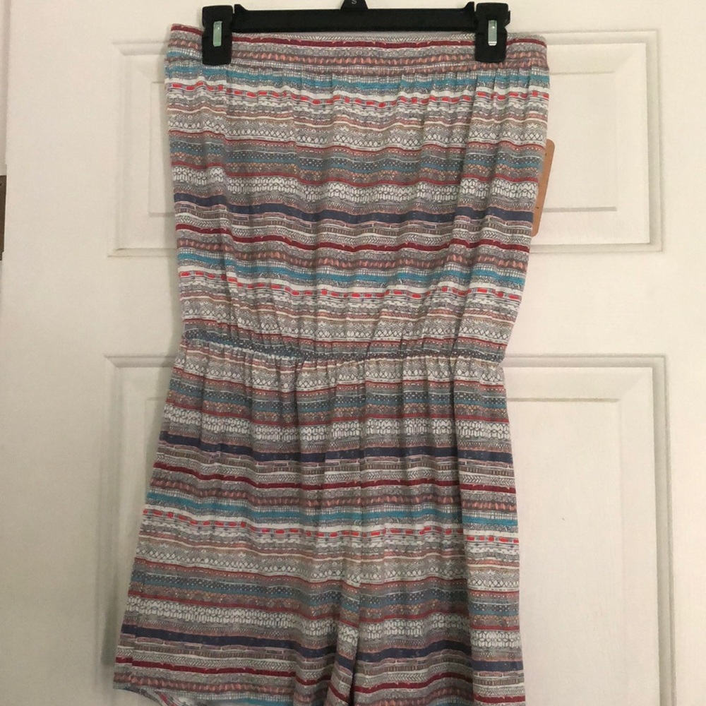 Strapless romper (brand new with tags)